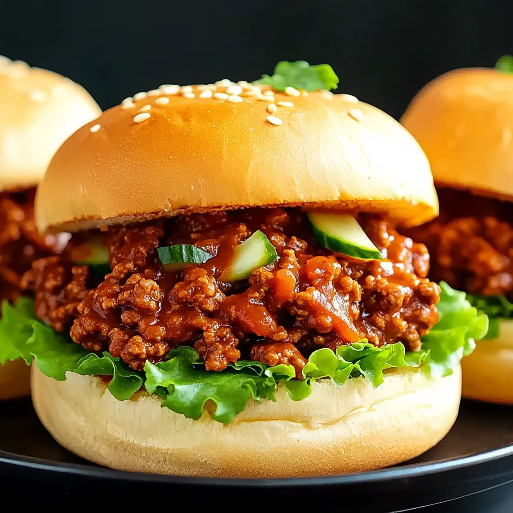 Classic Sloppy Joes