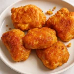 Easy baked oven fried chicken served crispy and golden brown